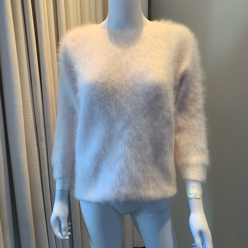 ba&sh Light Pink Alpaca Sweater